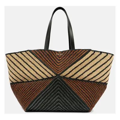 Loewe Cabas Puzzle Fold XXL en raphia