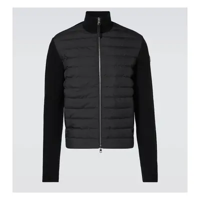 Moncler Veste doudoune en laine et cachemire