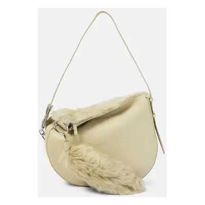 Burberry Sac Knight Medium en cuir et shearling