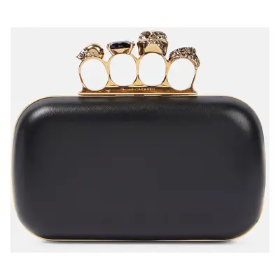 Alexander McQueen Pochette Knuckle en cuir