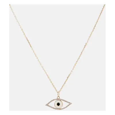 Mateo Collier Eye of Protection en or 14 ct et diamants