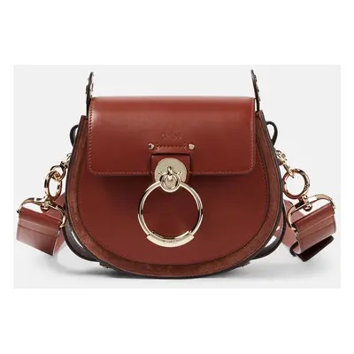 Chloé Sac Tess Small en cuir et daim