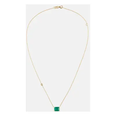 Shay Jewelry Collier en or 18 ct, émeraude et diamant