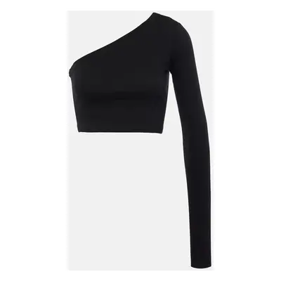 Rick Owens Top raccourci asymétrique en coton