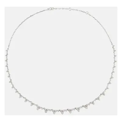 Ileana Makri Collier Rivulet Tears en or blanc 18 ct et diamants