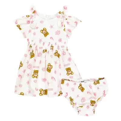 Moschino Kids Bébé - Ensemble robe et culotte bloomer en coton