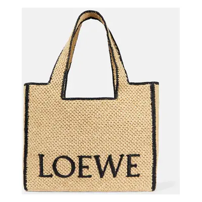 Loewe Cabas Paula's Ibiza Large en raphia à logo