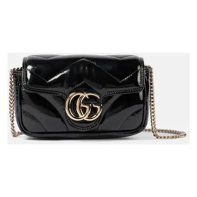 Gucci Sac GG Marmont Mini en cuir verni