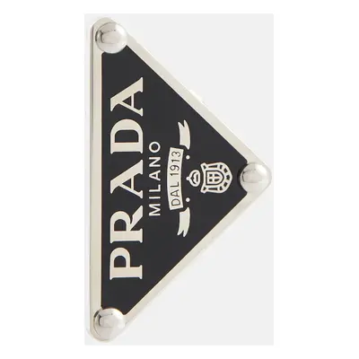 Prada Boucle d'oreille unique en argent sterling à logo