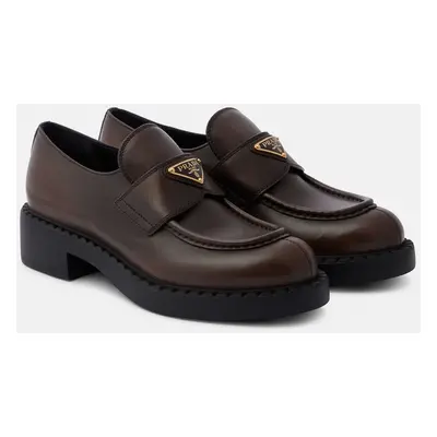 Prada Mocassins Chocolate en cuir