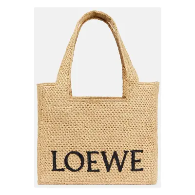 Loewe Cabas Paula's Ibiza Medium en raphia à logo