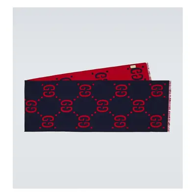 Gucci Foulard en laine et soie GG