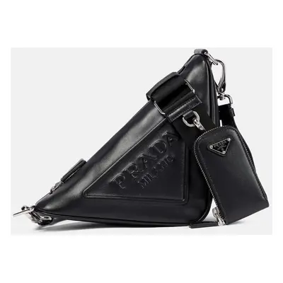 Prada Sac Triangle en cuir