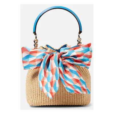 Jimmy Choo Sac seau Bon Bon Small en raphia