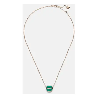 Pomellato Collier Pom Pom Dot en or rose 18 ct, malachite, nacre et diamants