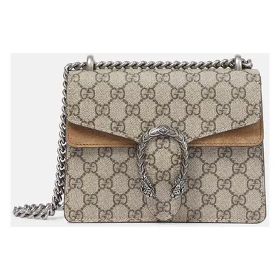 Gucci Sac à bandoulière Dionysus GG Supreme Mini en toile et daim