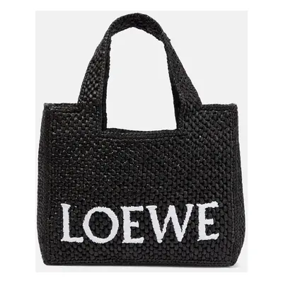 Loewe Cabas Paula's Ibiza Small en raphia à logo