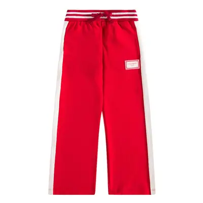 Dolce & Gabbana Kids Pantalon de survêtement en coton