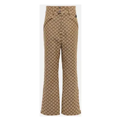 Gucci Pantalon évasé en coton GG