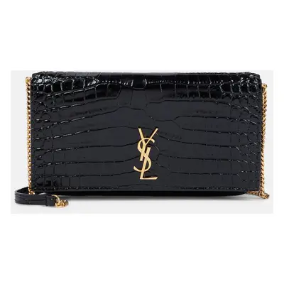 Saint Laurent Pochette pour téléphone Cassandre en cuir