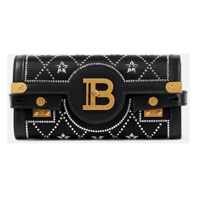 Balmain Pochette B-Buzz Pouch 23 en satin à ornements