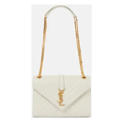 Saint Laurent Sac Envelope Medium en cuir