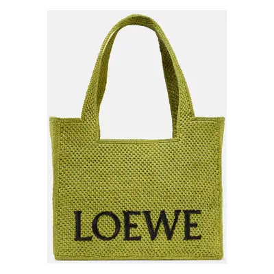 Loewe Cabas Paula's Ibiza Font Medium en raphia