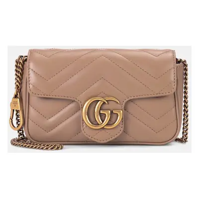 Gucci Sac GG Marmont Super Mini en cuir matelassé