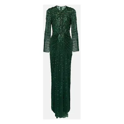 Jenny Packham Robe longue Anja à sequins