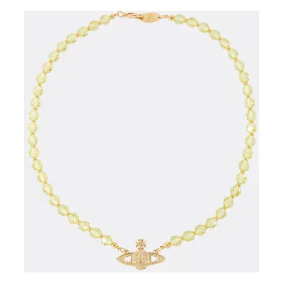 Vivienne Westwood Choker Messaline à cristaux