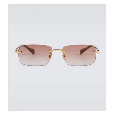 Gucci Lunettes de soleil GG rectangulaires