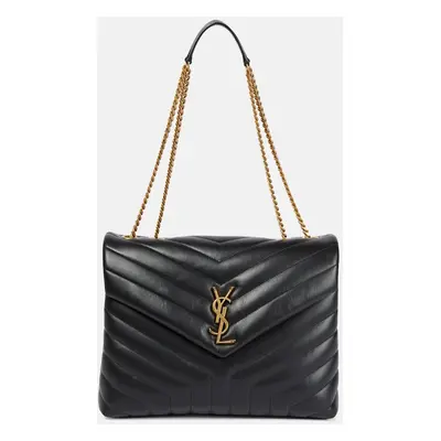 Saint Laurent Sac Loulou Medium en cuir