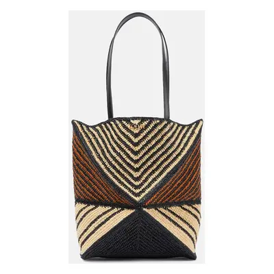 Loewe Cabas Paula's Ibiza Puzzle Fold Medium en raphia