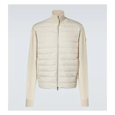 Moncler Veste doudoune en laine et cachemire