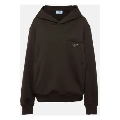 Prada Sweat-shirt à capuche oversize en coton