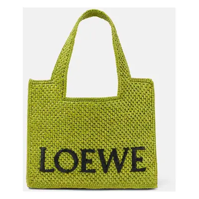 Loewe Cabas Paula's Ibiza Font Small en raphia