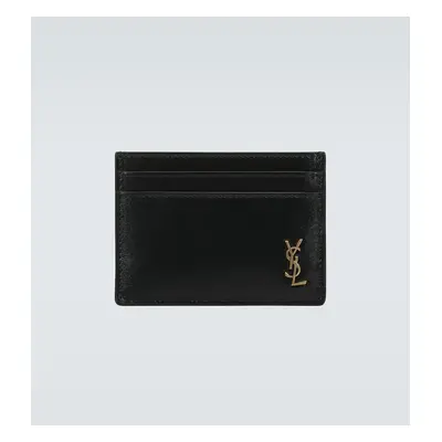 Saint Laurent Porte-cartes Tiny Cassandre en cuir