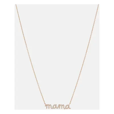 Sydney Evan Collier Mama en or jaune 14 ct et diamants