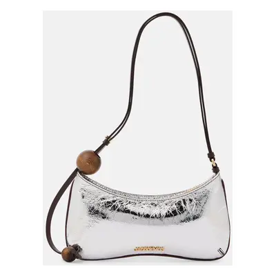 Jacquemus Sac Le Bisou Perle en cuir métallisé