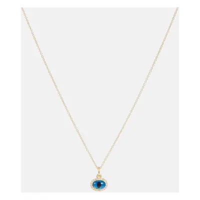 Ileana Makri Collier Mini Oval Eye en or 18 ct et diamants