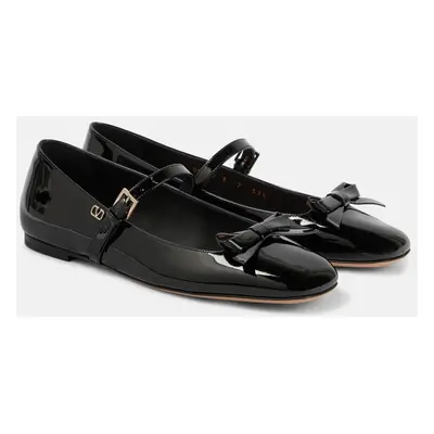 Valentino Garavani Ballerines Romance Bow en cuir verni