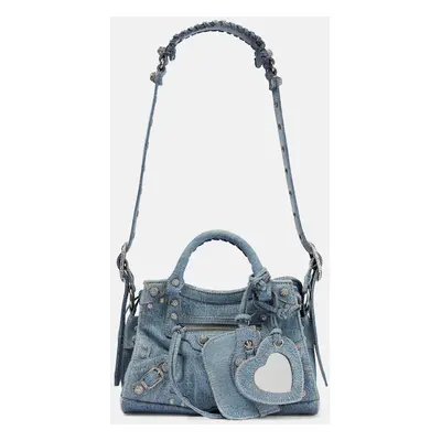 Balenciaga Sac Neo Cagole XS en jean