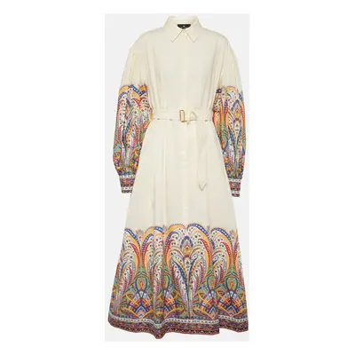 Etro Robe chemise imprimée en coton