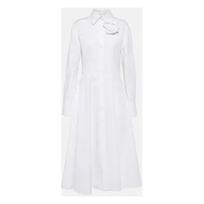 Valentino Robe chemise en coton à fleurs