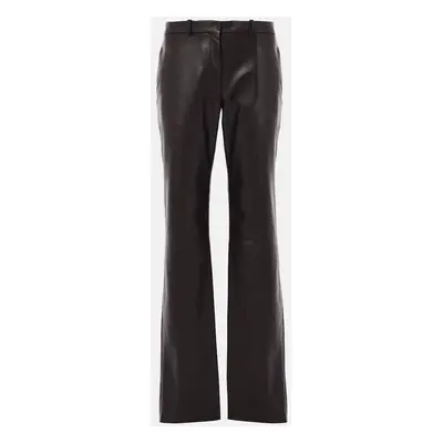 The Row Pantalon droit Selviese en cuir