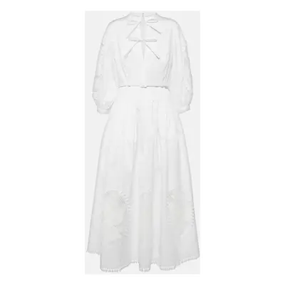 Oscar de la Renta Robe longue en coton