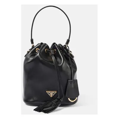 Prada Sac seau Small en cuir