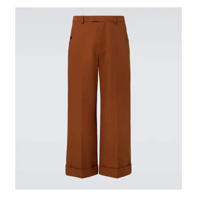 Valentino Pantalon ample raccourci en coton