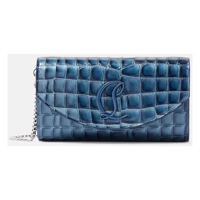 Christian Louboutin Pochette Loubi54 en cuir