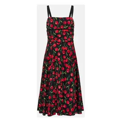 Dolce & Gabbana Robe midi imprimée en soie mélangée